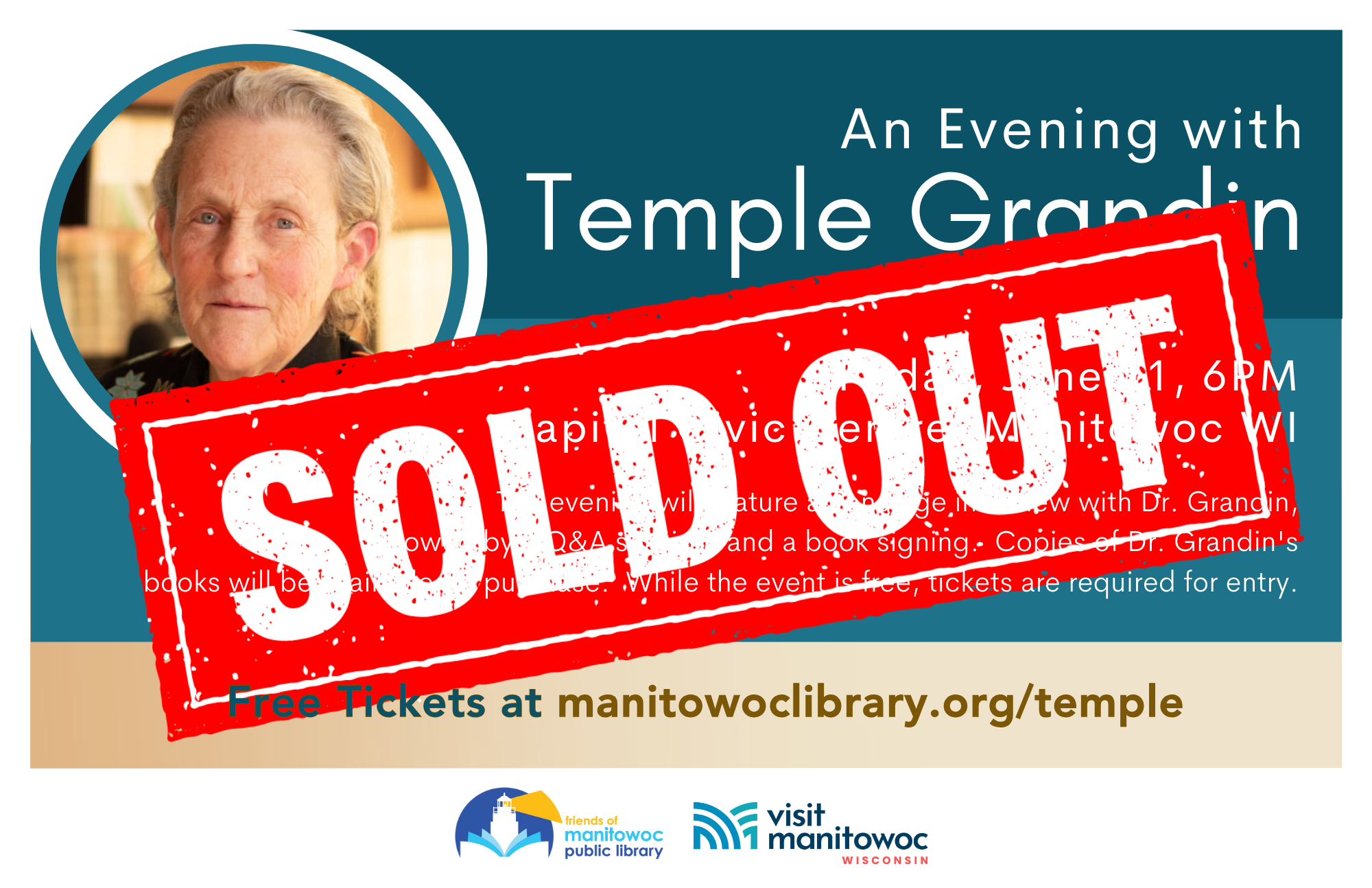An Evening with Temple Grandin Manitowoc Public Library